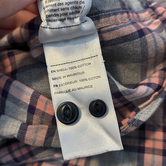 UNTUCKit men’s gray plaid long sleeve button down shirt size medium - Picture 9 of 9